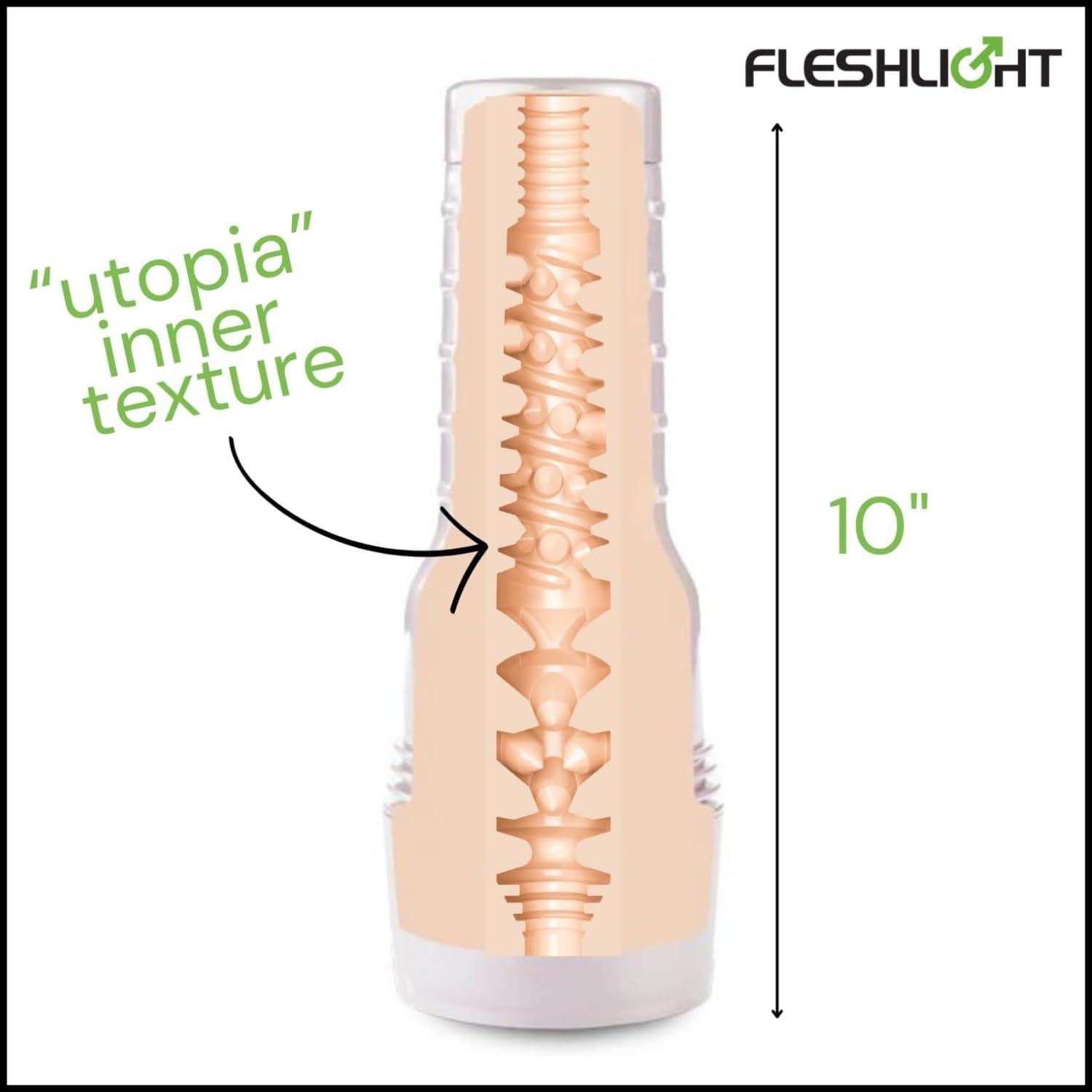 imageFleshlight Girls Riley Reid Utopia Hyper Real Male Sex Toy1 Count Pack of 1