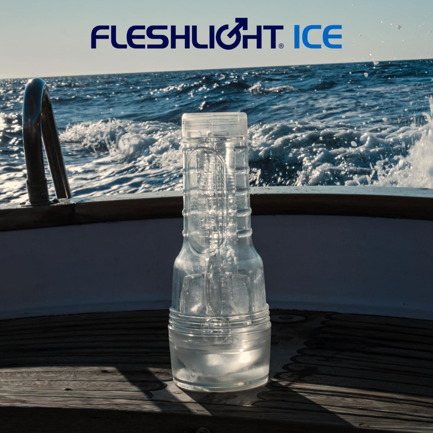 imageFleshlight Fleshjack Ice Bottom Clear Male Sex Toy