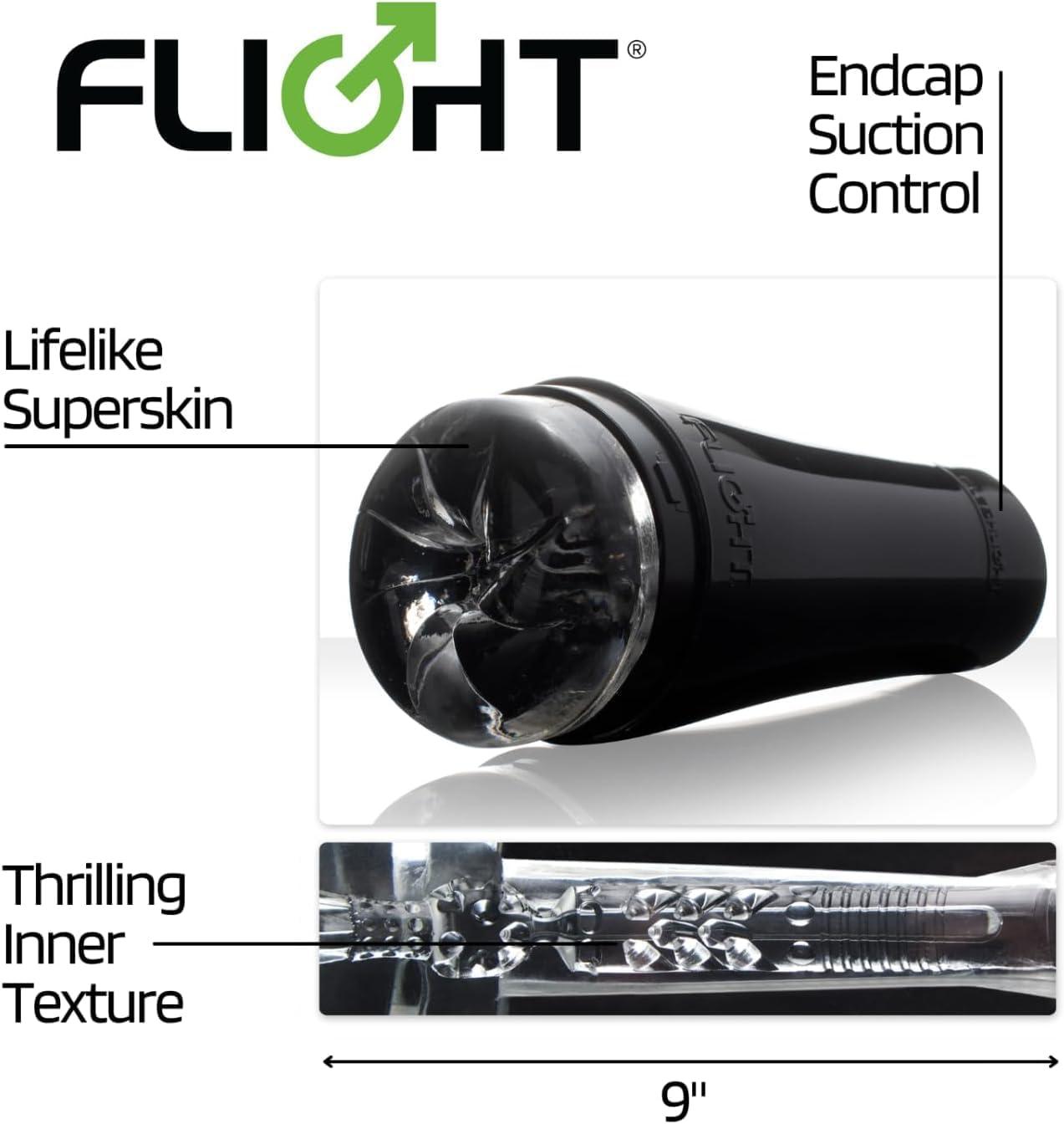 imageFleshlight Flight Pilot Travel Friendly Male Masturbator Sex ToyPilot Black