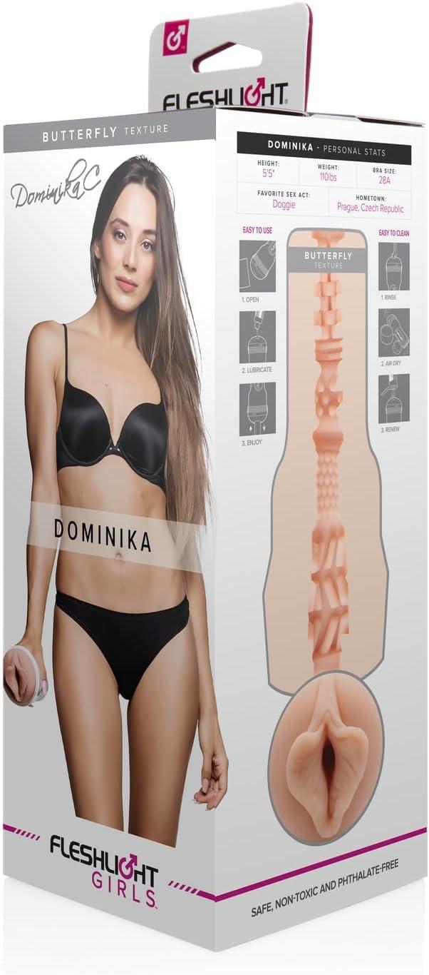 imageFleshlight Girls Dominika Butterfly Realistic Vagina Male MasturbatorPearlescent