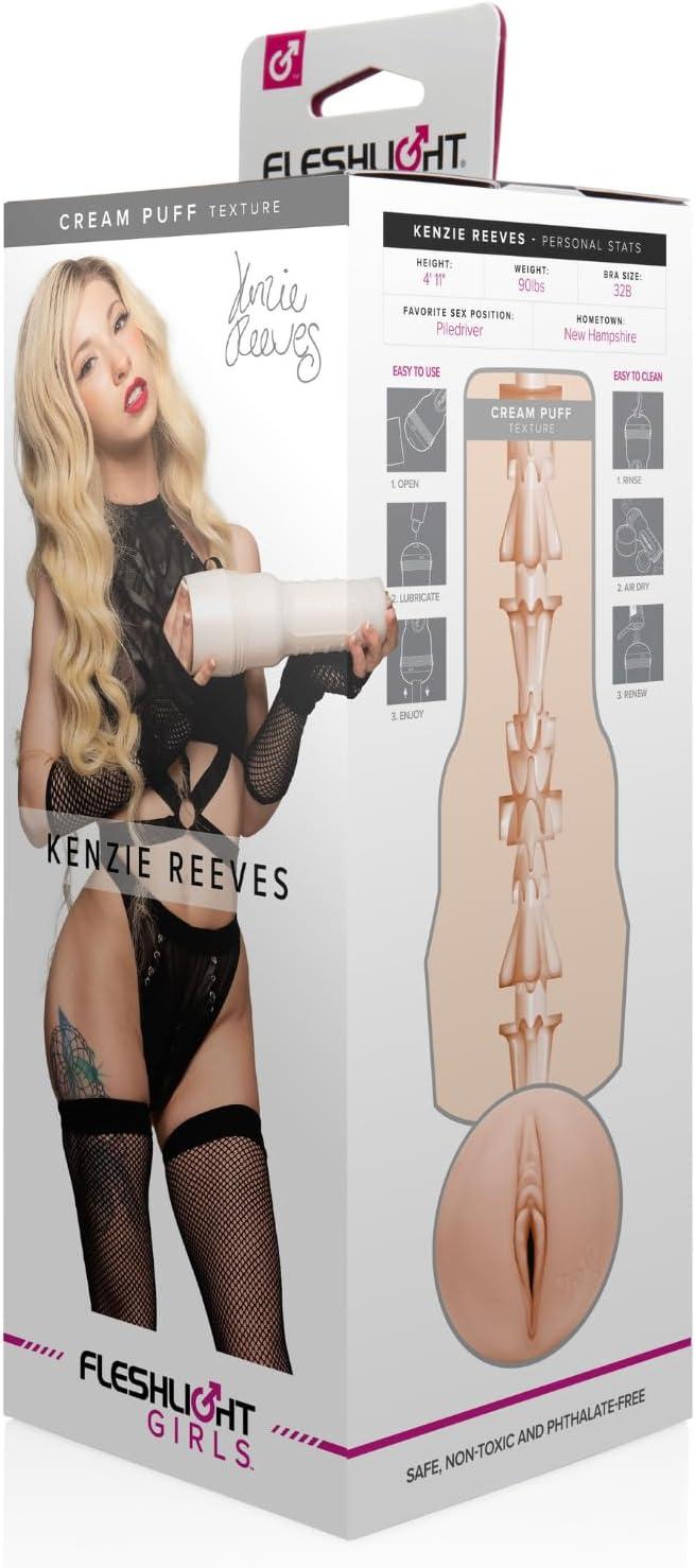 imageFleshlight Girls Kenzie Reeves Cream Puff Hyper Real Male Sex Toy