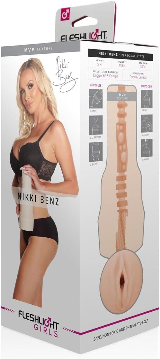 imageFleshlight Girls Nikki Benz MVP Realistic Male MasturbatorPearl Case