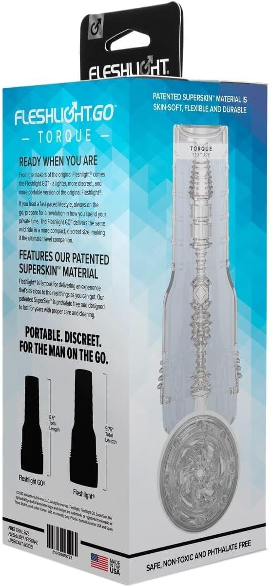 imageFleshlight Go Torque Clear Male Sex Toy1 Count Pack of 1