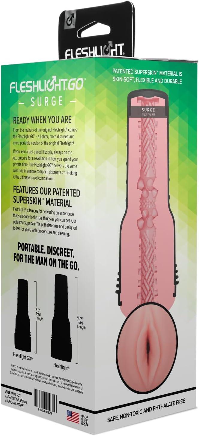 imageFleshlight Go Surge Travel Masturbator Compact and Discreet Male Masturbator