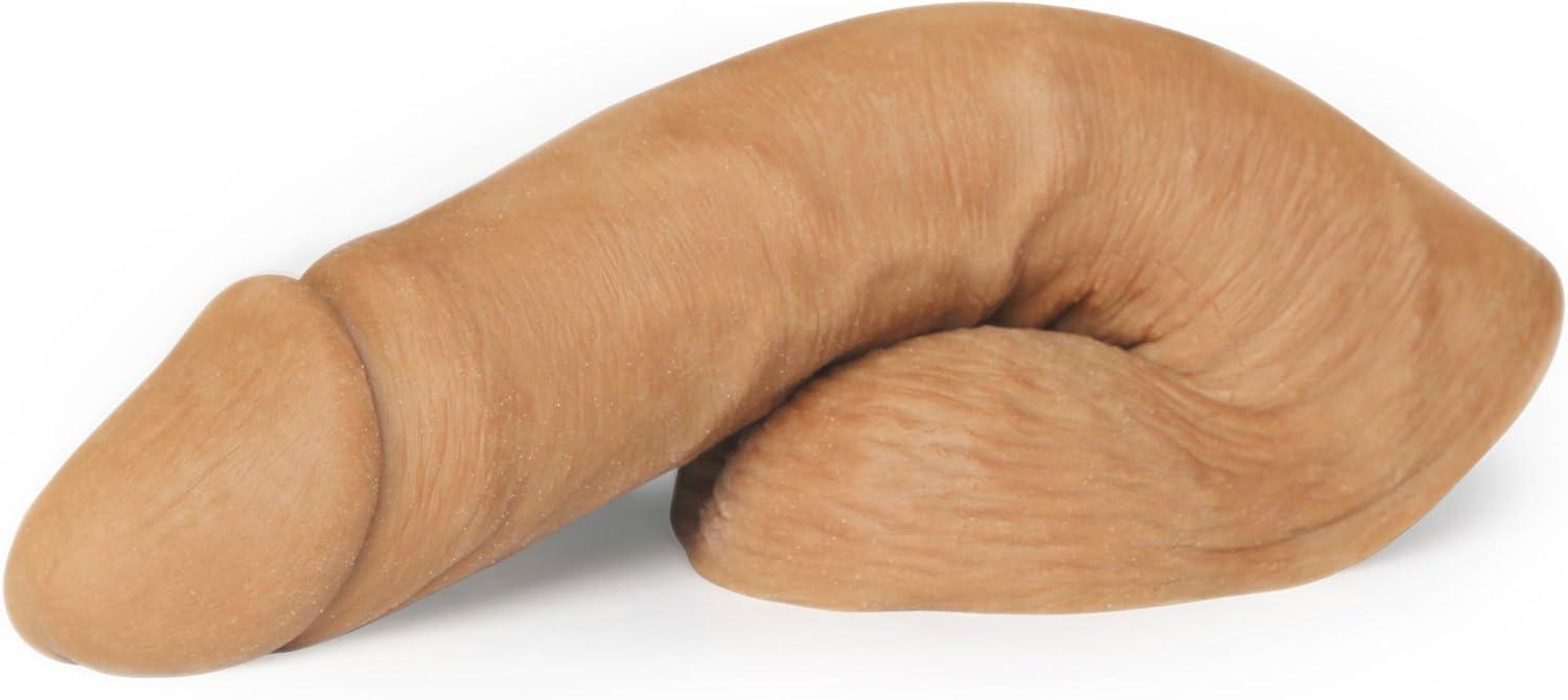 imageFleshlight Packing Penis Medium Caramel Ultra Realistic Mr Limpy Packer Gear for Female to Male Transgender 575 InchesCaramel
