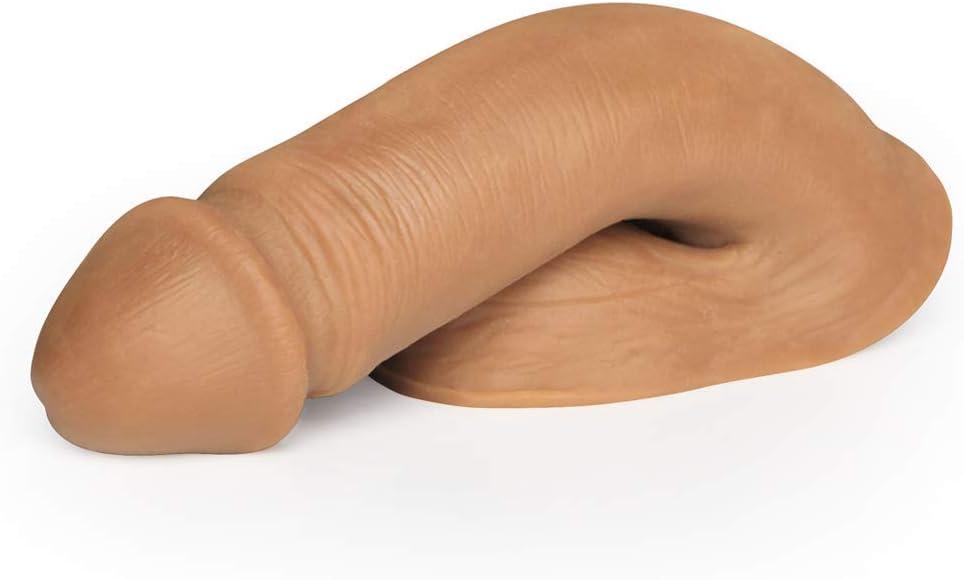 imageFleshlight Packing Penis Medium Caramel Ultra Realistic Mr Limpy Packer Gear for Female to Male Transgender 575 InchesCaramel