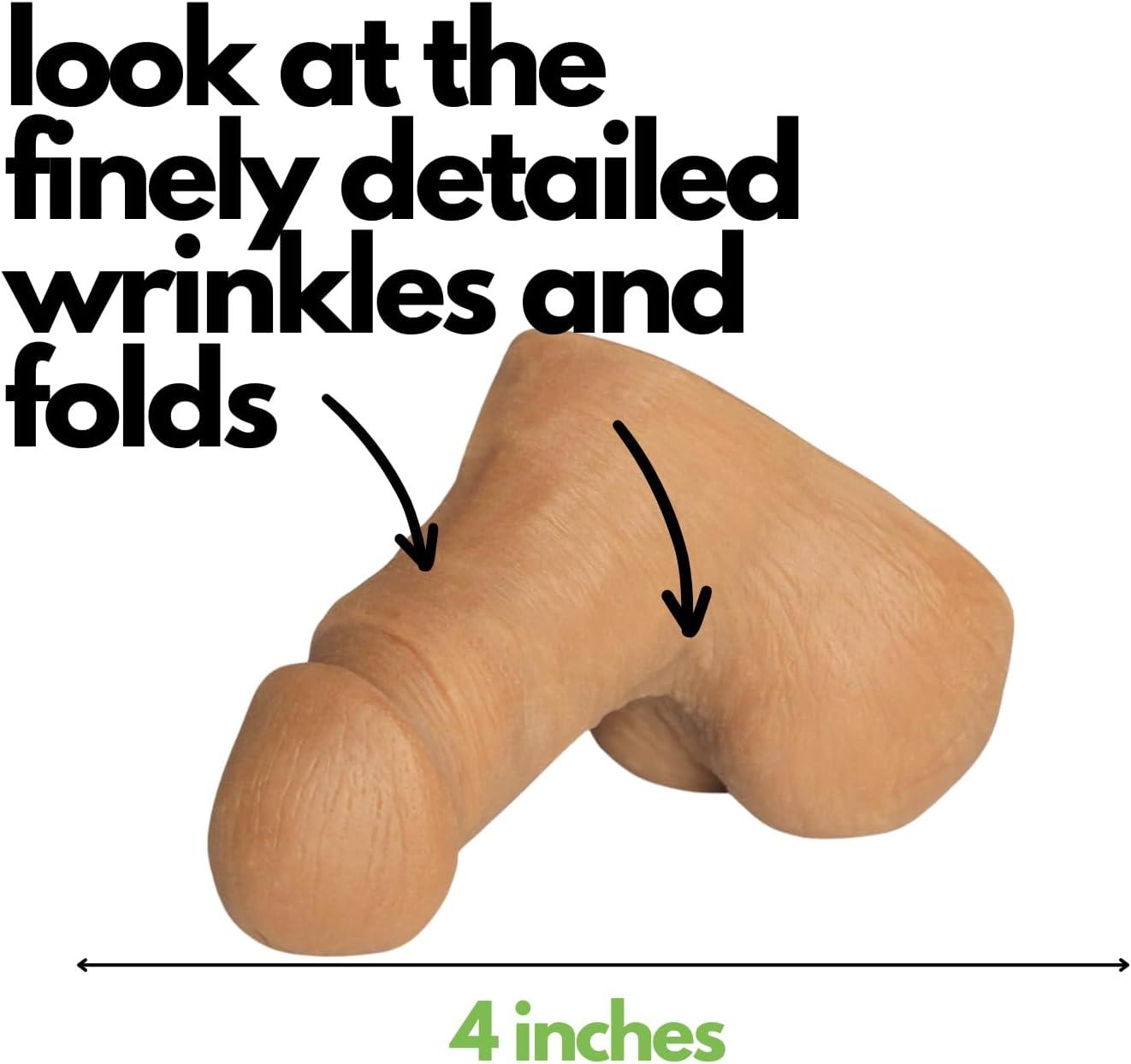 imageFleshlight Packing Penis Medium Caramel Ultra Realistic Mr Limpy Packer Gear for Female to Male Transgender 575 InchesCaramel