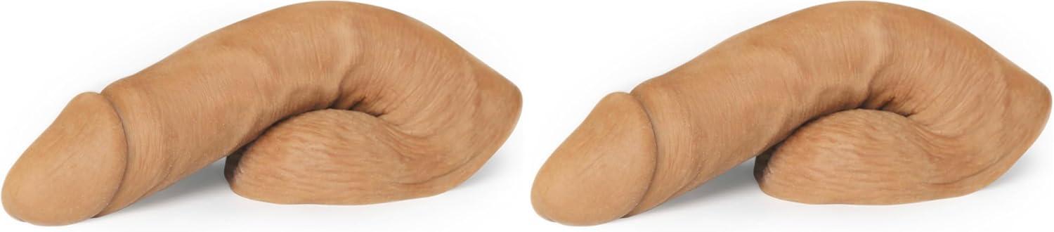imageFleshlight Packing Penis Medium Caramel Ultra Realistic Mr Limpy Packer Gear for Female to Male Transgender 575 InchesCaramel