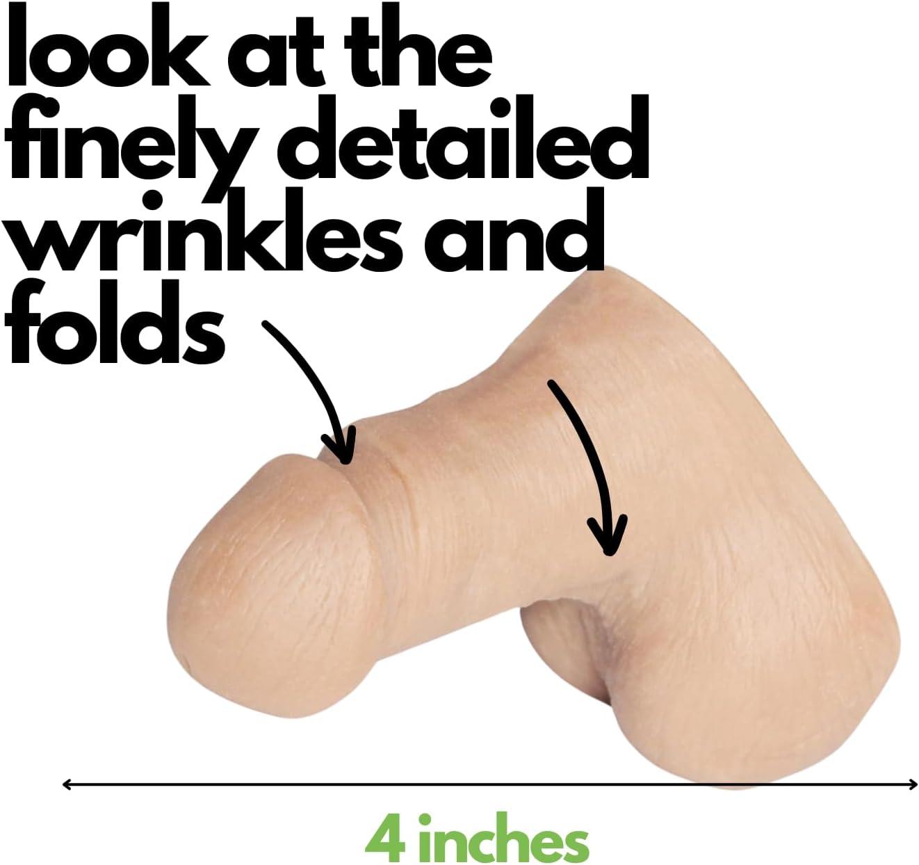 imageFleshlight Packing Penis Medium Caramel Ultra Realistic Mr Limpy Packer Gear for Female to Male Transgender 575 InchesFlesh