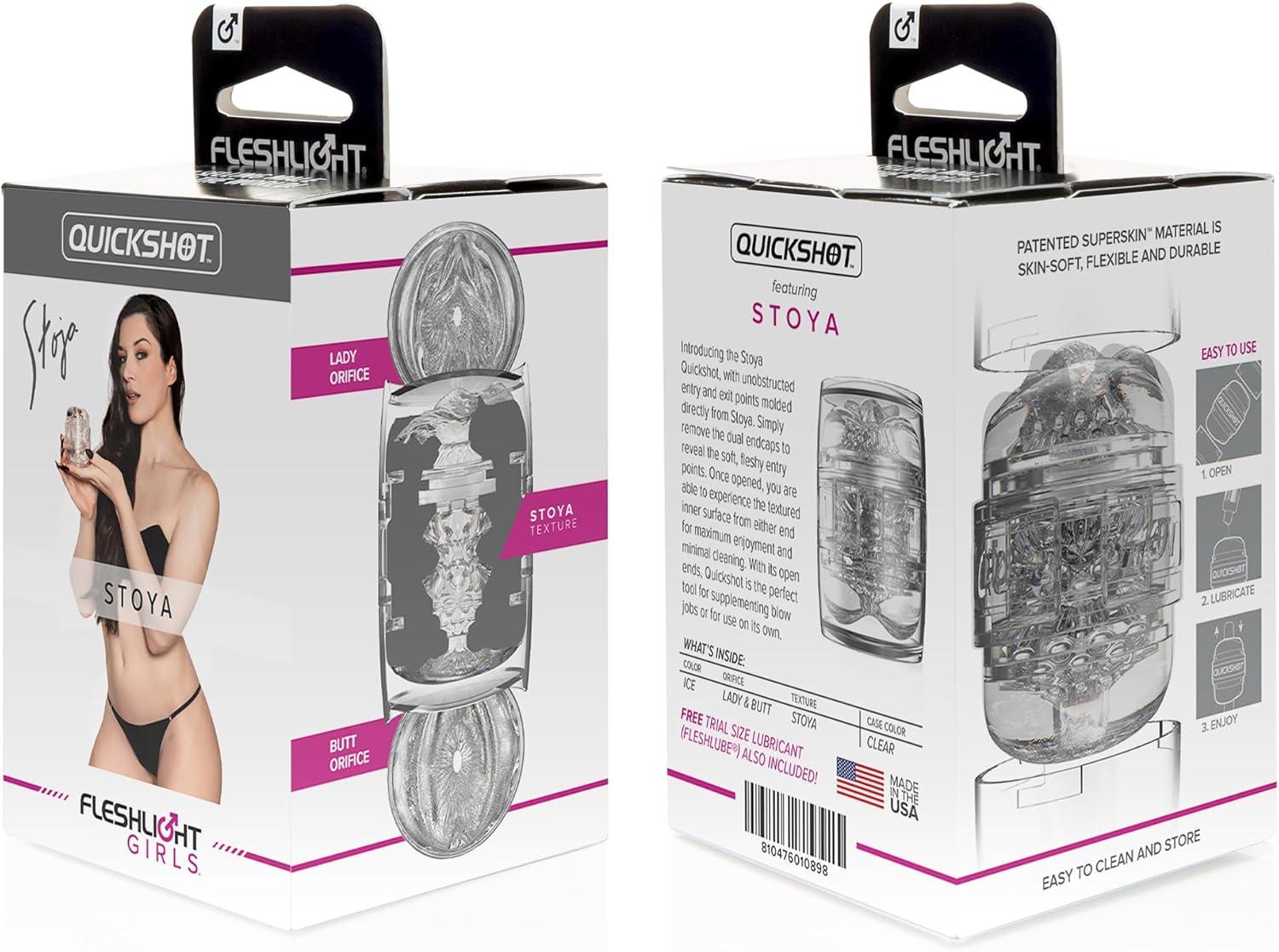imageFleshlight Quickshot Stoya Crystal Clear Toy