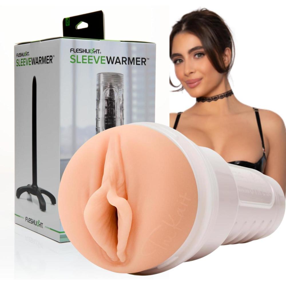 imageFleshlight Girls Tru Kait Male Masturbator with a Fleshlight Sleeve Warmer
