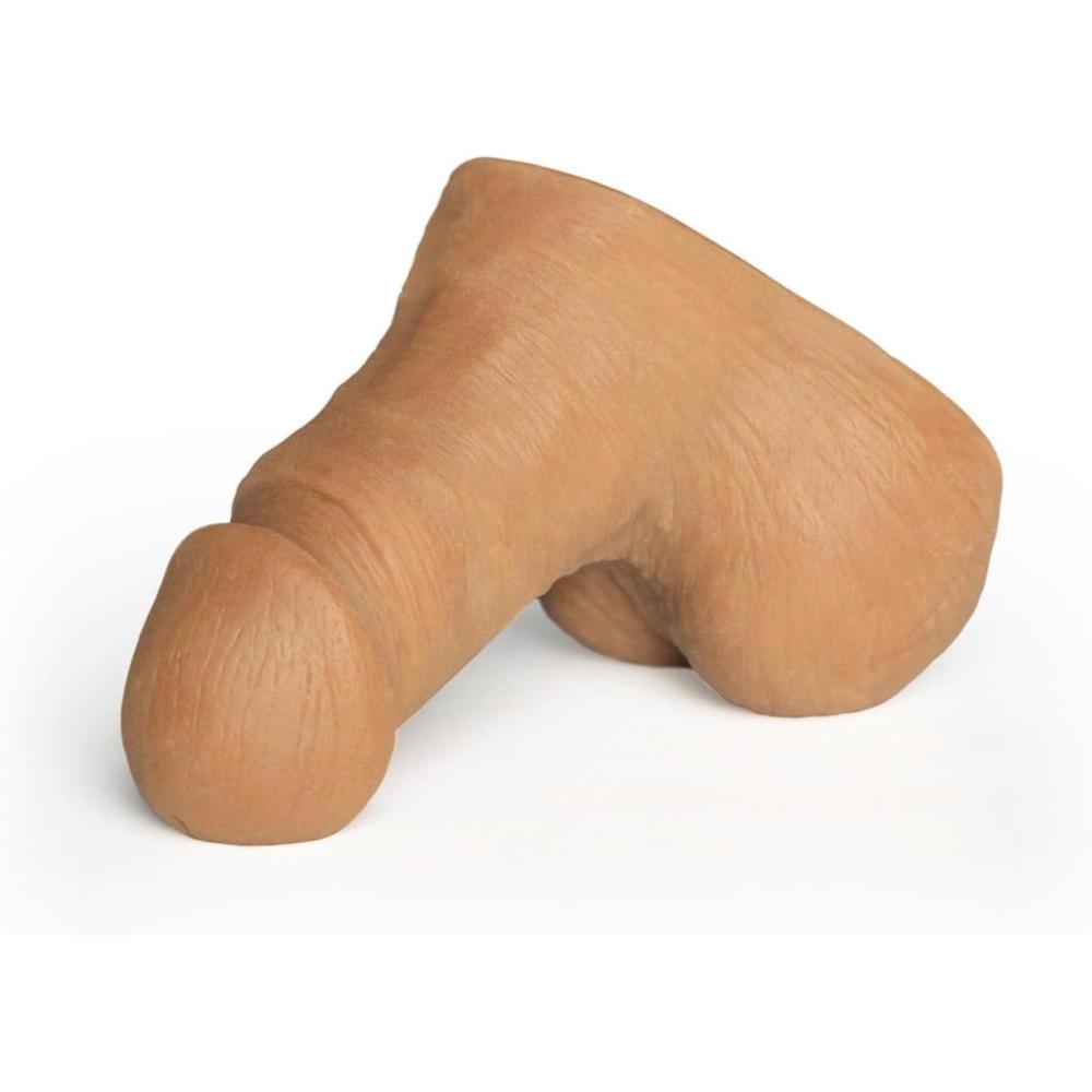 imageFleshlight Packing Penis Medium Caramel Ultra Realistic Mr Limpy Packer Gear for Female to Male Transgender 575 InchesCaramel