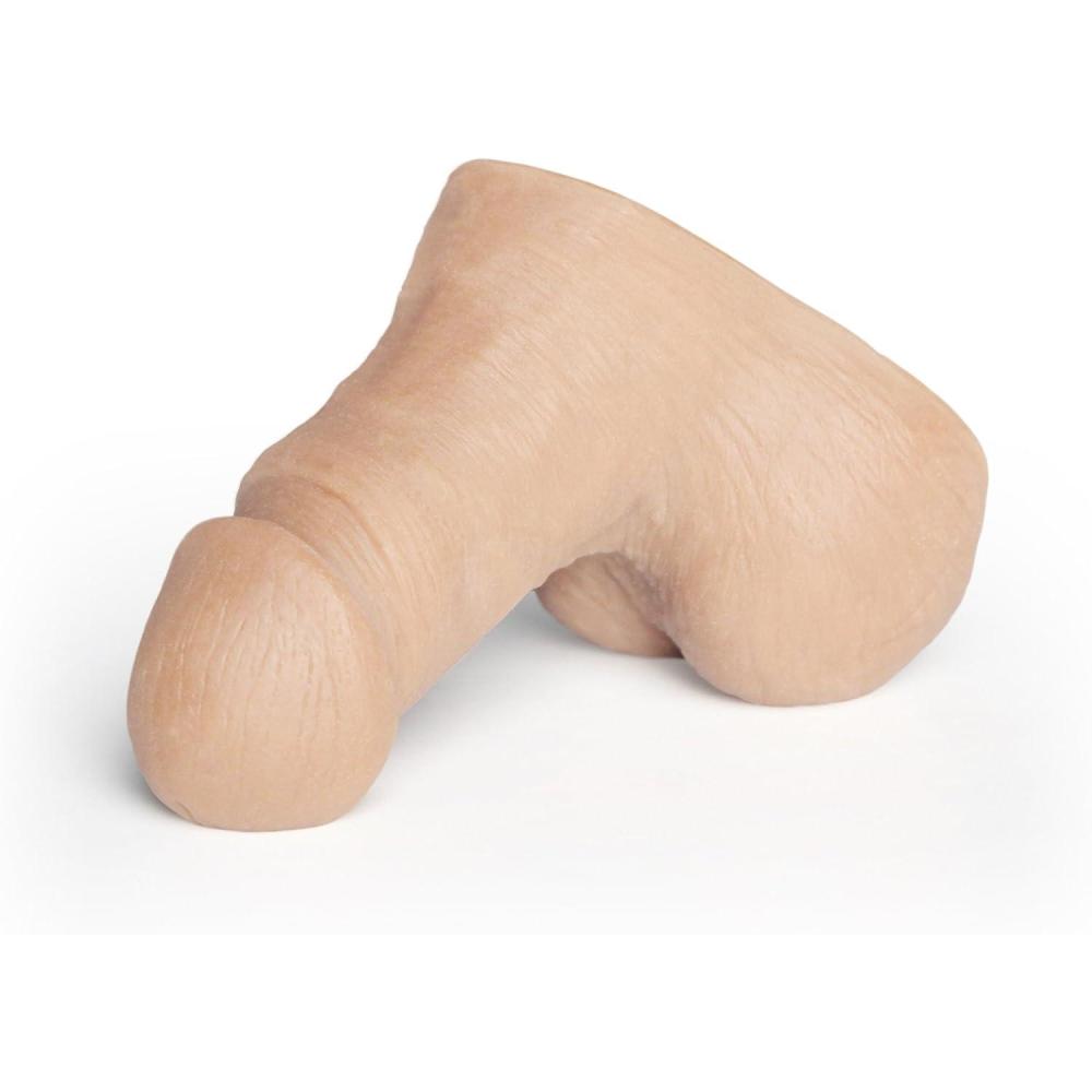 imageFleshlight Packing Penis Medium Caramel Ultra Realistic Mr Limpy Packer Gear for Female to Male Transgender 575 InchesFlesh