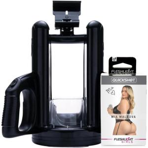 Fleshlight Girls Mia Malkova Quickshot Male Sex Toy and Quickshot Launch Automation