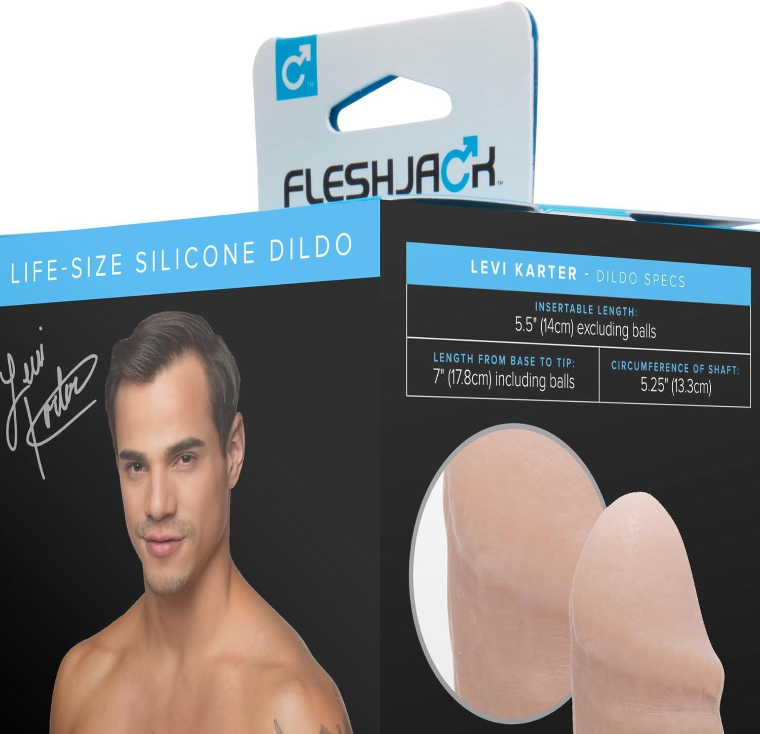 imageFleshjack Levi Karter Lifelike Dildo Exact Replica