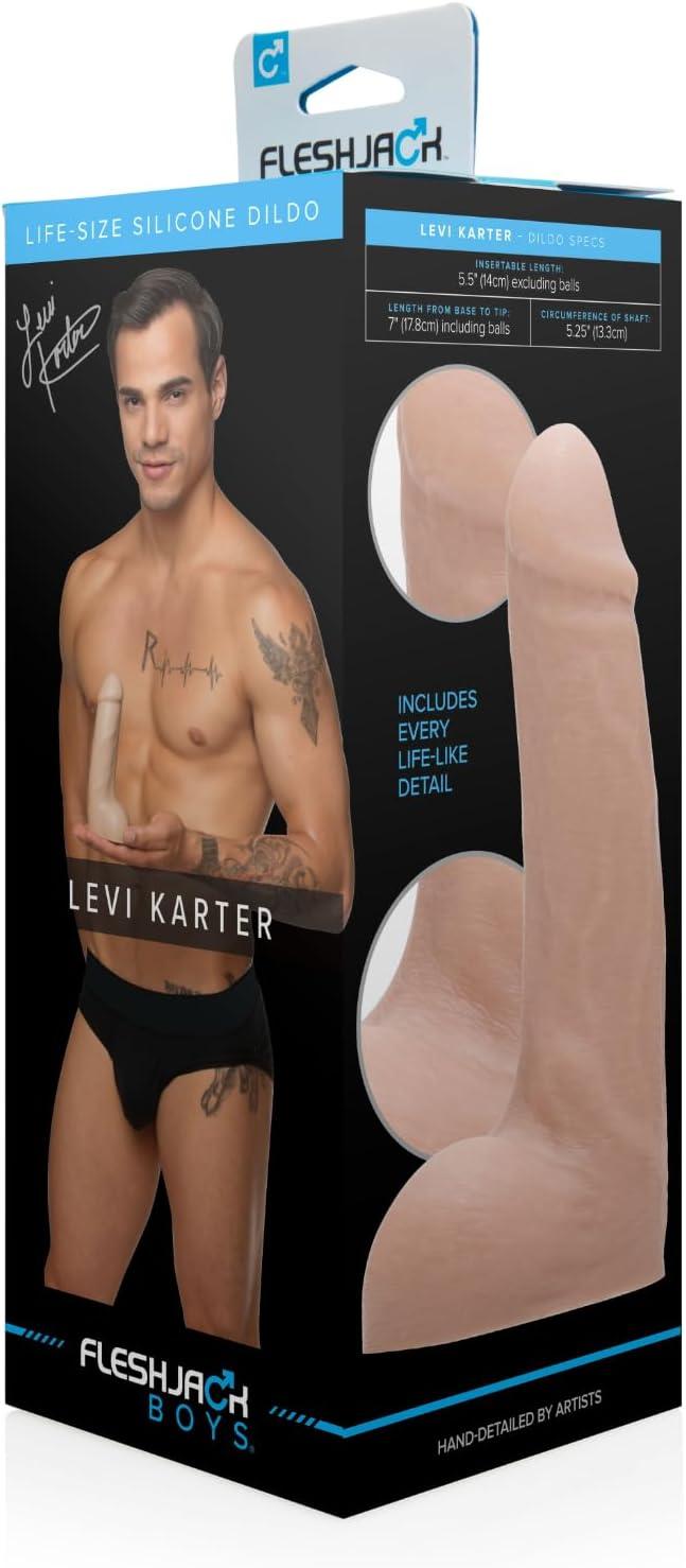 imageFleshjack Levi Karter Lifelike Dildo Exact Replica
